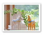 伝統工芸の馬